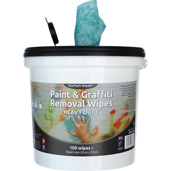 Paint & Graffiti Wipes Abrasive (Bucket 100)